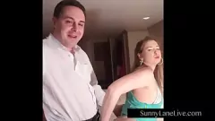 play Sunny Lane's Intense Deepthroat Blowjob for a Lucky Foreigner